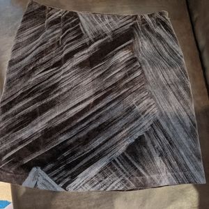 Iceberg Jeans brown velour mini skirt 42/ Small